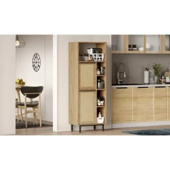 Aamiaiskaappi Linento Furniture ON10A-SU, ruskea