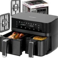 Airfryer ProfiCook PCFR1295H, musta