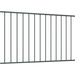 Aitapaneeli, jauhemaalattu teräs, 1.7x0.75m, antrasiitti