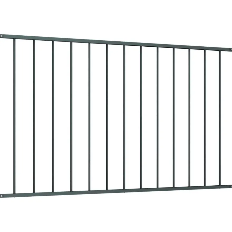Aitapaneeli, jauhemaalattu teräs, 1.7x0.75m, antrasiitti