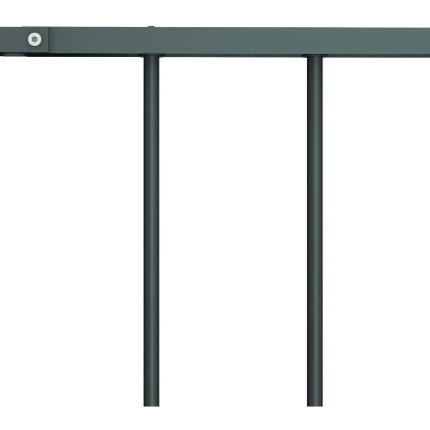 Aitapaneeli, jauhemaalattu teräs, 1.7x0.75m, antrasiitti