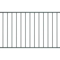Aitapaneeli, jauhemaalattu teräs, 1.7x0.75m, antrasiitti
