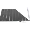Aitapaneeli WPC 95x(105-180) cm musta