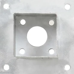Aitatolpan jalat, 4kpl, galvanoitu, 81mm