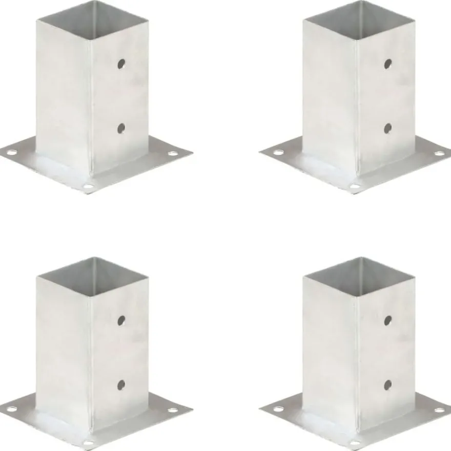 Aitatolpan jalat, 4kpl, galvanoitu, 81mm