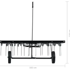 Ajettavan ruohonleikkurin hara 100 cm (47891)