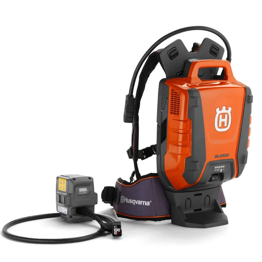 Akkuadapteri Husqvarna, reppuakkuun tai Flexi-vyöhön
