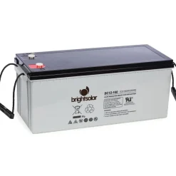 Akku Bright Solar DC12-160 AGM, 12V DC, huoltovapaa