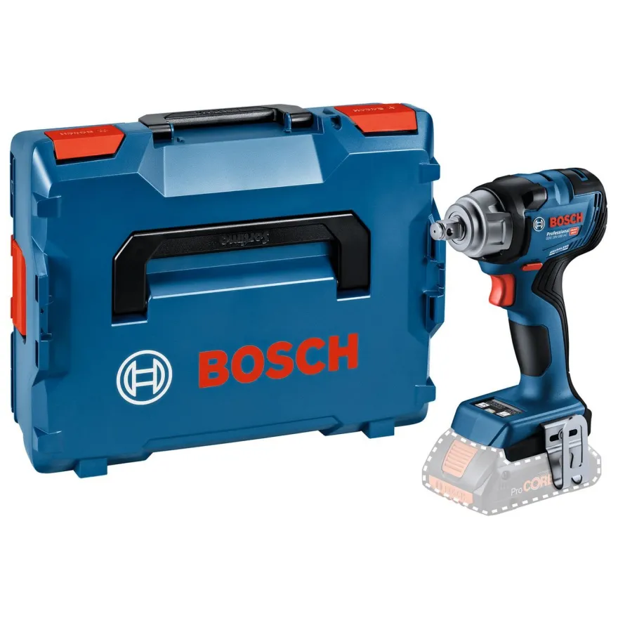 Akkuiskumutterinväännin Bosch Professional GDS 18V-330 HC Solo, 18V, ilman akkua + L-Boxx