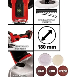 Akkukiillotuskone Einhell Power X-Change GE-CP 18/180 Li E-Solo, 18V, ilman akkua