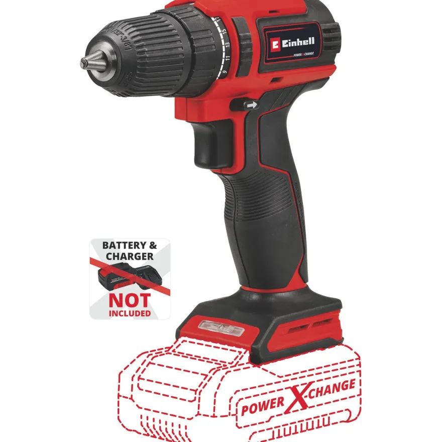 Akkuporakone Einhell PXC TE-CD 18/40 Li BL-Solo, 18V, ilman akkua