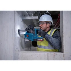 Akkuporavasara Bosch Professional GBH 18V-22 Solo, pölynpoistolla, 18V, ilman akkua + L-Boxx