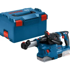 Akkuporavasara Bosch Professional GBH 18V-22 Solo, pölynpoistolla, 18V, ilman akkua + L-Boxx