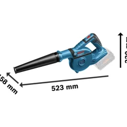 Akkupuhallin Bosch Professional GBL 18V-120 Solo, 18V, ilman akkua
