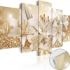 Akryylilasitaulu Artgeist Golden Bouquet, eri kokoja