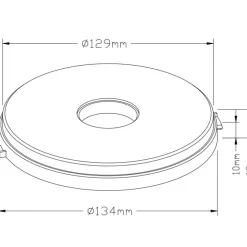 Aktiivihiilisuodatin Thermex 535.21.7000.9 CF135, 2kpl/pkt