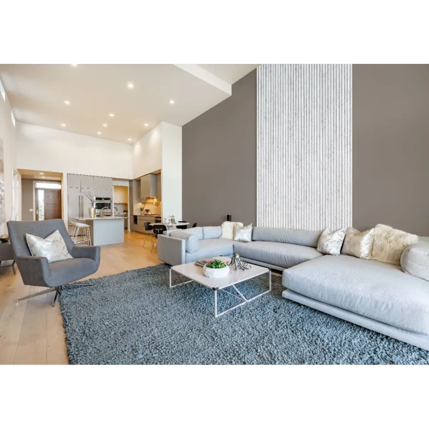 Akustiikkalevy Fibrotech Stone 244, 18x520x2440mm, marble white stone