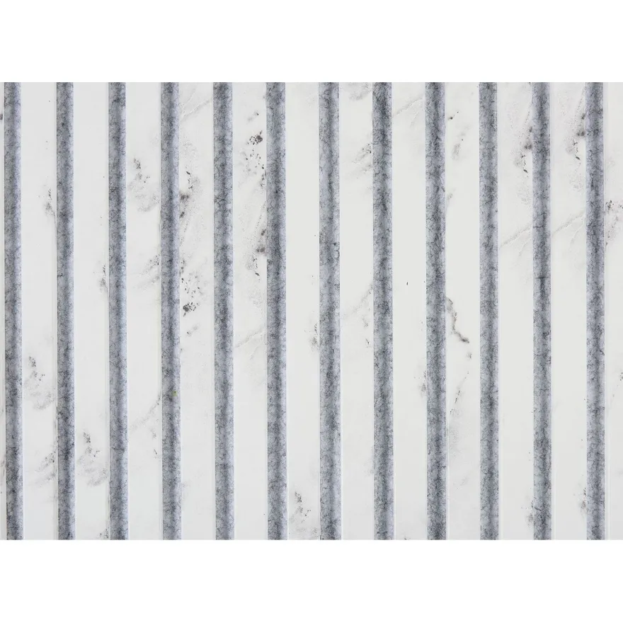 Akustiikkalevy Fibrotech Stone 244, 18x520x2440mm, marble white stone