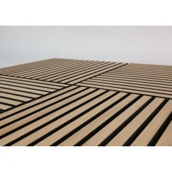 Akustiikkalevy Fog&Venø By Venø, 20x600x600mm, mdf, tammi, musta huopa, 2kpl