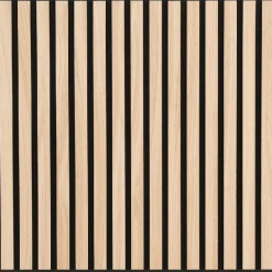 Akustiikkalevy Fog&Venø By Venø, 20x600x600mm, mdf, tammi, musta huopa, 2kpl