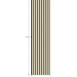 Akustinen levy Evella, 21x600x2400mm, vaahtera, eri vaihtoehtoja