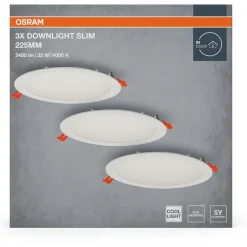 Alasvalo Osram LED upotettava Slim valkoinen, eri vaihtoehtoja