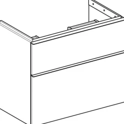 Allaskaappi altaalla Geberit iCon Compact, 750x416mm, eri värejä