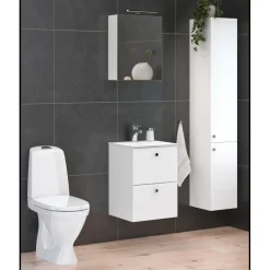 Allaskaappi altaalla Gustavsberg Graphic Base, valkoinen, eri kokoja