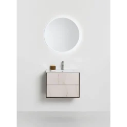 Allaskaappi altaalla Hafa Edge Stone, 470x610x465mm, 2 ltk, savu tammi