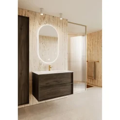 Allaskaappi altaalla Hietakari Casa H03, 990x457x500 mm, valkoinen Duratek-allas, eri värejä