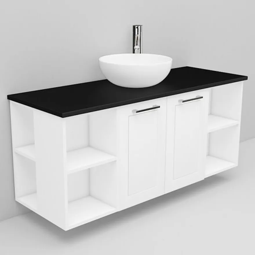 Allaskaappi ja Coast-allas Noro Flexline 152, 1200mm, musta taso, eri värejä