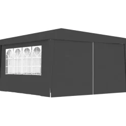 Ammattilaisten juhlateltta sivuseinillä 4x4miitti 90g/m²
