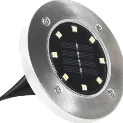 Aurinkoenergia maavalaisimet 8 kpl led valkoinen