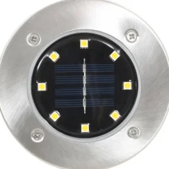 Aurinkoenergia maavalaisimet 8 kpl led valkoinen