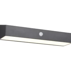 Aurinkokennoseinävalaisin Trio Silves Hybrid Solar LED ladattava liike- ja hämärätunnistin 4000K alas