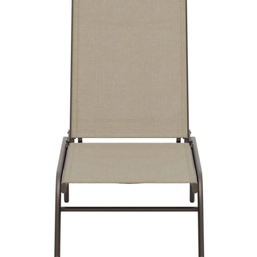 Aurinkotuoli Venture Home Kastos, 190cm, ruskea/beige