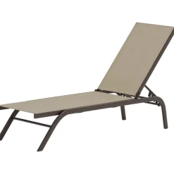 Aurinkotuoli Venture Home Kastos, 190cm, ruskea/beige