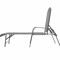 Aurinkotuoli, 66x(154-183)x(65-103) cm, teräs, antrasiitti