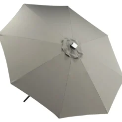 Aurinkovarjo LED-valolla Venture Home Saba, 270cm, harmaa