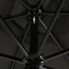 Aurinkovarjo metallirunko 300x200 cm musta