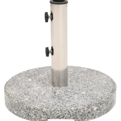 Aurinkovarjon alusta graniitti pyöreä 22 kg