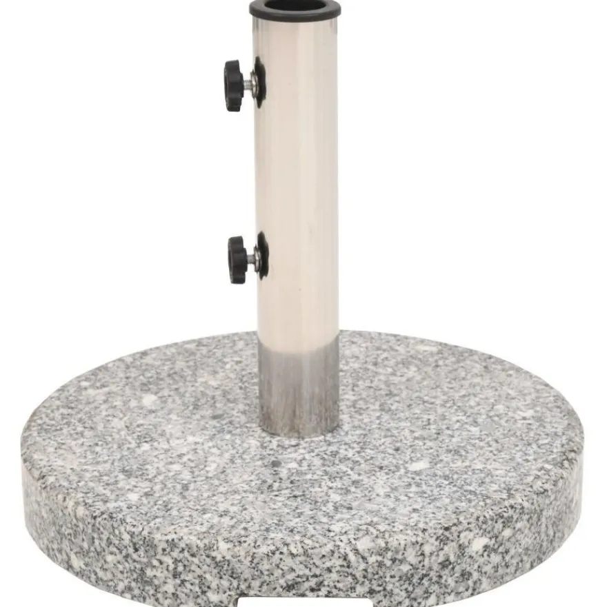 Aurinkovarjon alusta graniitti pyöreä 22 kg