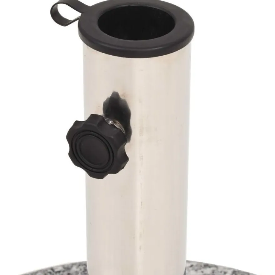Aurinkovarjon alusta graniitti pyöreä 22 kg