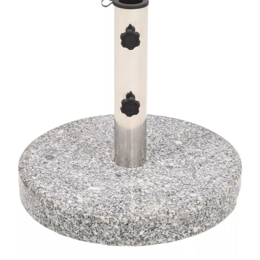 Aurinkovarjon alusta graniitti pyöreä 22 kg