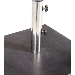 Aurinkovarjon jalka Venture Home Stathera, pyöreä, 40kg, musta graniitti