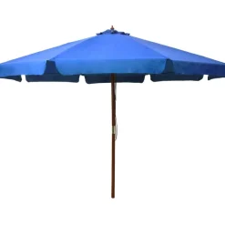 Aurinkovarjo puurunko 330 cm taivaansininen
