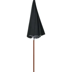 Aurinkovarjo terästanko 240 cm antrasiitti