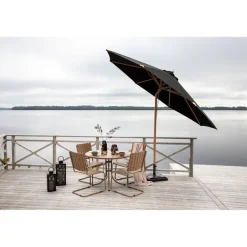 Aurinkovarjo Venture Home Nypo, 330cm, musta