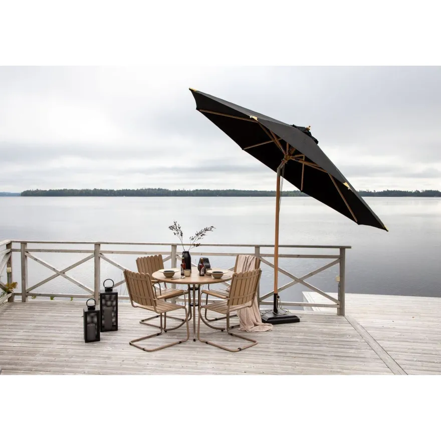 Aurinkovarjo Venture Home Nypo, 330cm, musta