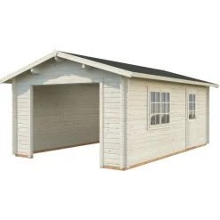 Autotalli Palmako Roger, ilman ovea, 19m² FR44-3857-8